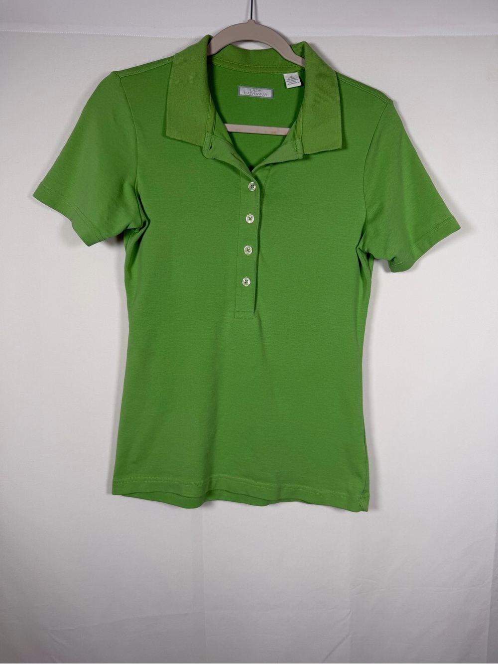 Lady Hathaway Women’s Short Sleeve Polo –‎ Green Golf, Pickleball, Tennis Prep